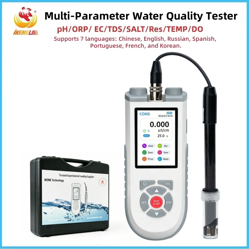 Ph Meter - WEIAI Lab PH Meter Professional 8in1