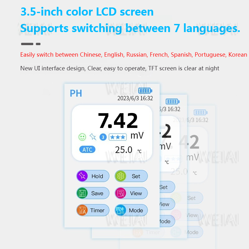 WEIAI Lab PH Meter Professiona - Ph Meter recension och pris