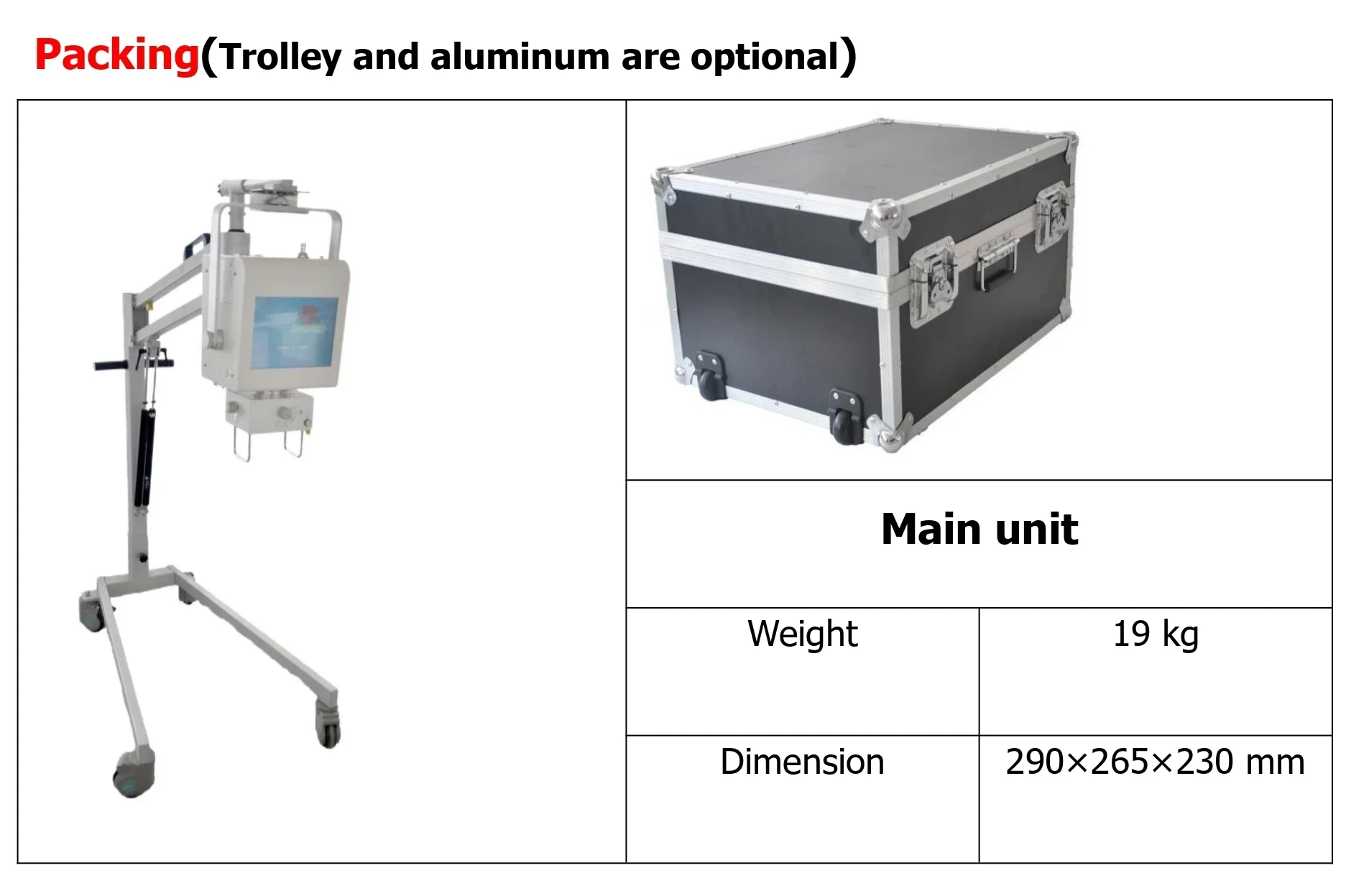 THR-5KW Medical Portable Mobil - X Medical Lab recension och pris