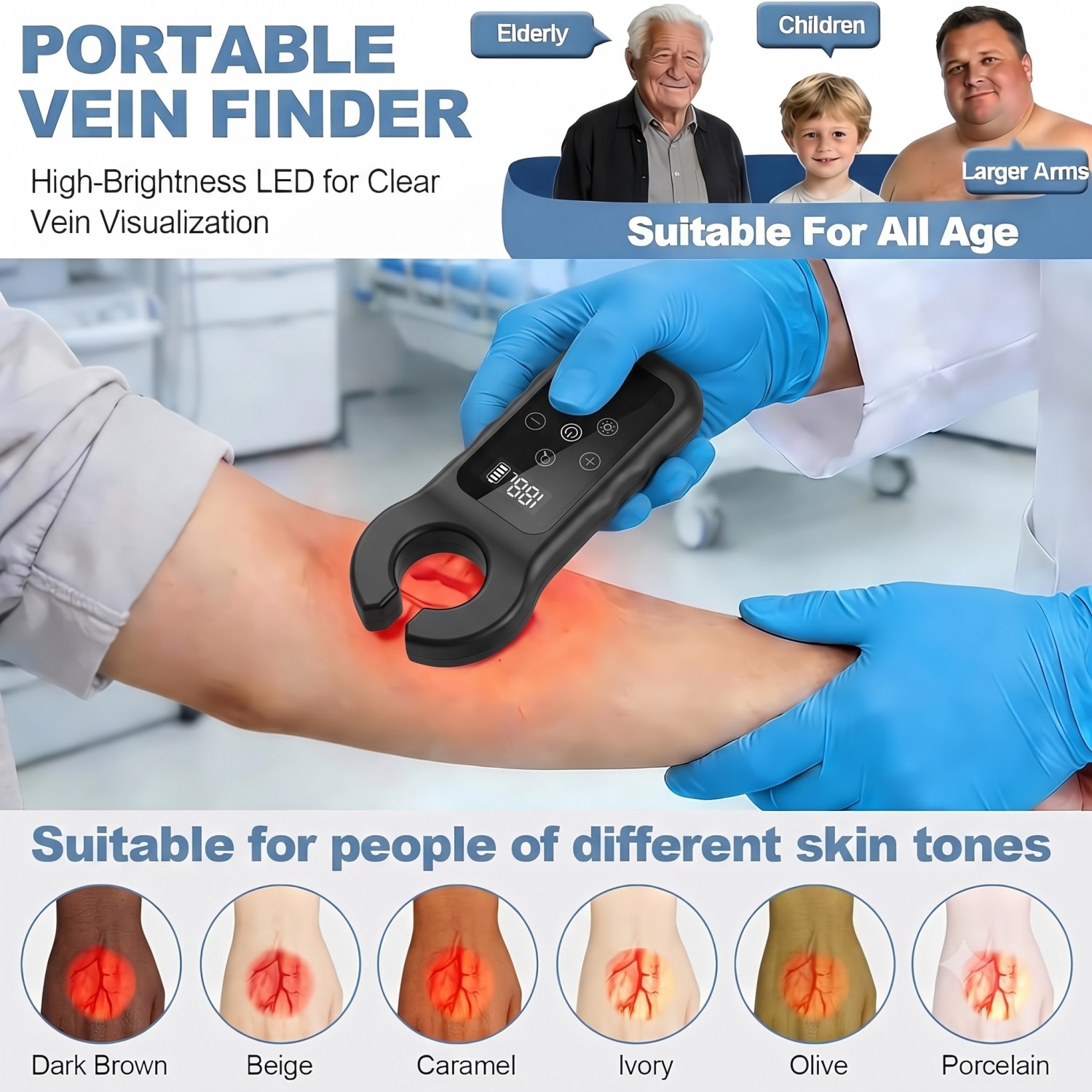 Medical Vein Detector LED Vein - Medical Lab Science recension och pris